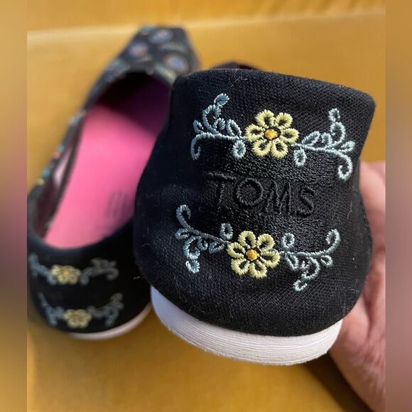 Toms Alpargata Glow In The Dark Day of the Dead Sugar Skulls 8.5 - Picture 5 of 10